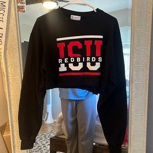 Cropped Illinois State Redbirds Crewneck